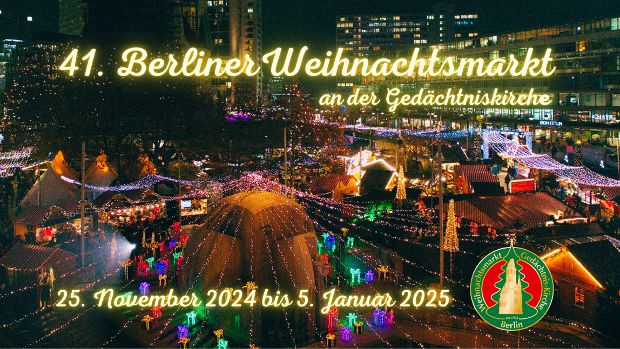 41. Berliner Weihnachtsmarkt an der Kaiser-Wilhelm-Gedächtniskirche